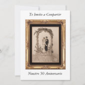 50 Hochzeitstag Einladung (Vorderseite)