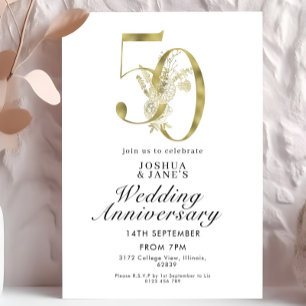 50. Hochzeitstag Einladung