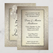 50. Hochzeitstag Einladung (Vorne/Hinten)