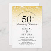 50. Hochzeitstag Einladung (Vorne/Hinten)