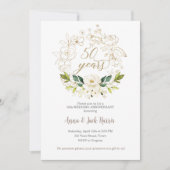 50. Hochzeitstag Einladung, Grüne Einladung (Vorderseite)
