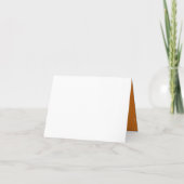 50. Hochzeitstag Fingerkette Orange Einladung (Rückseite)