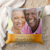 50. Hochzeitstag Foto Kissen (Decke)