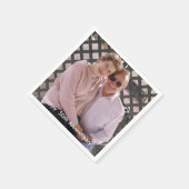 50. Hochzeitstag Foto Serviette (Ecke)