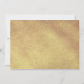 50. Hochzeitstag Gerahmte Einladung zum Gold-Jubil (Rückseite)