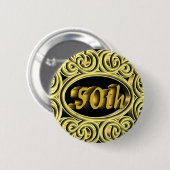 50. Hochzeitstag-Geschenke Button (Vorne & Hinten)
