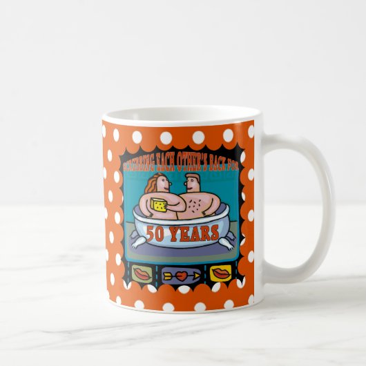 50. Hochzeitstag-Geschenke Kaffeetasse (Rechts)