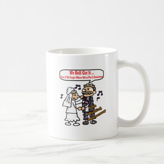 50. Hochzeitstag-Geschenke Kaffeetasse (Rechts)