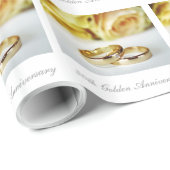 50. Hochzeitstag Geschenkpapier (Rolleneckpunkt)