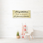 50. Hochzeitstag Gold Empfang Banner (Insitu)