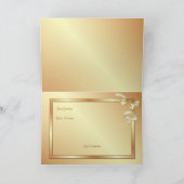 50. Hochzeitstag - Gold Karte (Innenseite)