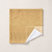 50. Hochzeitstag Golden Badhandtuch Set (Waschlappen)