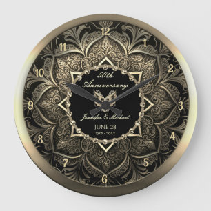 50. Hochzeitstag große Uhr