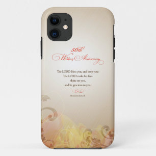 50. Hochzeitstag, Herr segne und behüte Case-Mate iPhone Hülle