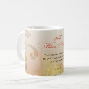 50. Hochzeitstag, Herr segne und behüte Kaffeetasse