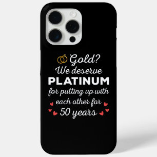 50. Hochzeitstag I - Gold Funny Couple Case-Mate iPhone Hülle