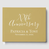 50. Hochzeitstag - jedes Jahr Gästebuch (Vorderseite)