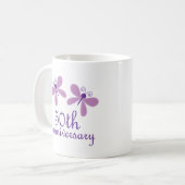 50. Hochzeitstag Kaffeetasse (Vorderseite Links)