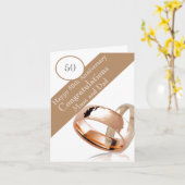 50. Hochzeitstag Karte (Gelbe Blume)