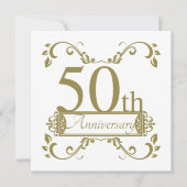 50. Hochzeitstag Karte (Vorderseite)