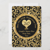 50. Hochzeitstag Karten für das Datum speichern (Vorderseite)