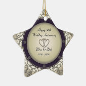 50. Hochzeitstag Keramikornament (Rechts)