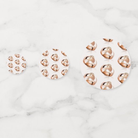 50. Hochzeitstag Konfetti (Rückseiten)