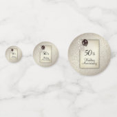 50. Hochzeitstag Konfetti (Rückseiten)