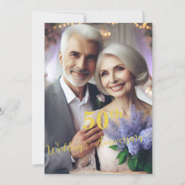 50. Hochzeitstag Lilac Weinberg | FOTO Einladung