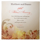 50. Hochzeitstag, Lord Bless & Behalt Fliese (Vorderseite)