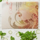 50. Hochzeitstag, Lord Bless & Behalt Geschirrtuch (Gefaltet)