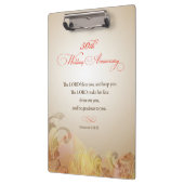 50. Hochzeitstag, Lord Bless & Behalt Klemmbrett (Links)