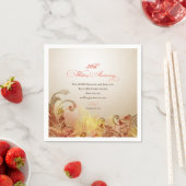 50. Hochzeitstag, Lord Bless & Behalt Serviette (Beispiel)