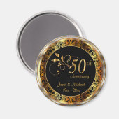 50. Hochzeitstag Magnet (Vorderseite/Rückseite)