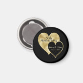 50. Hochzeitstag Magnet (Vorderseite/Rückseite)