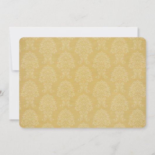 50. Hochzeitstag mit Vintagem Foto Einladung (Rückseite)