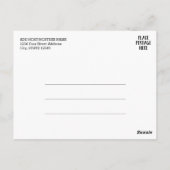 50. Hochzeitstag mit Vintagem Foto Postkarte (Rückseite)