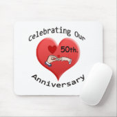 50. Hochzeitstag Mousepad (Mit Mouse)