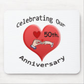 50. Hochzeitstag Mousepad (Vorne)