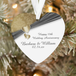 50. Hochzeitstag Ornament
