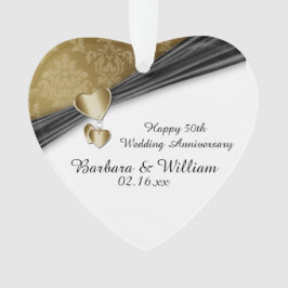 50. Hochzeitstag Ornament