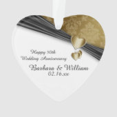 50. Hochzeitstag Ornament (Rückseite)