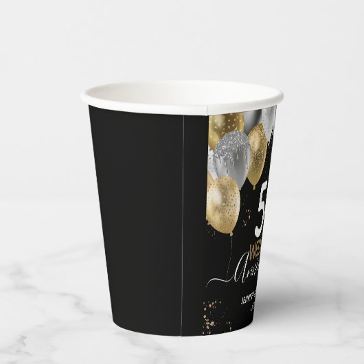 50. Hochzeitstag Pappbecher (Rechts)