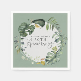 50. Hochzeitstag Party Serviette