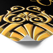 50. Hochzeitstag Poster (Ecke)