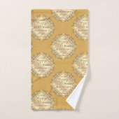 50. Hochzeitstag Rose Gold Handtuch Badhandtuch Set (Handtuch)