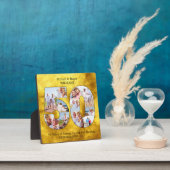 50. Hochzeitstag Schwarzes Gold FotoCollage Fotoplatte (InSitu)