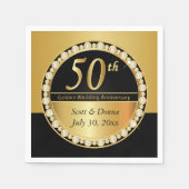 50. Hochzeitstag Serviette (Vorderseite)