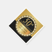 50. Hochzeitstag Serviette (Ecke)