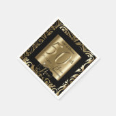 50. Hochzeitstag Serviette (Ecke)